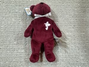 Vintage Original Holy Bears Grace the Confirmation Bear 2001 Burgundy With Tags